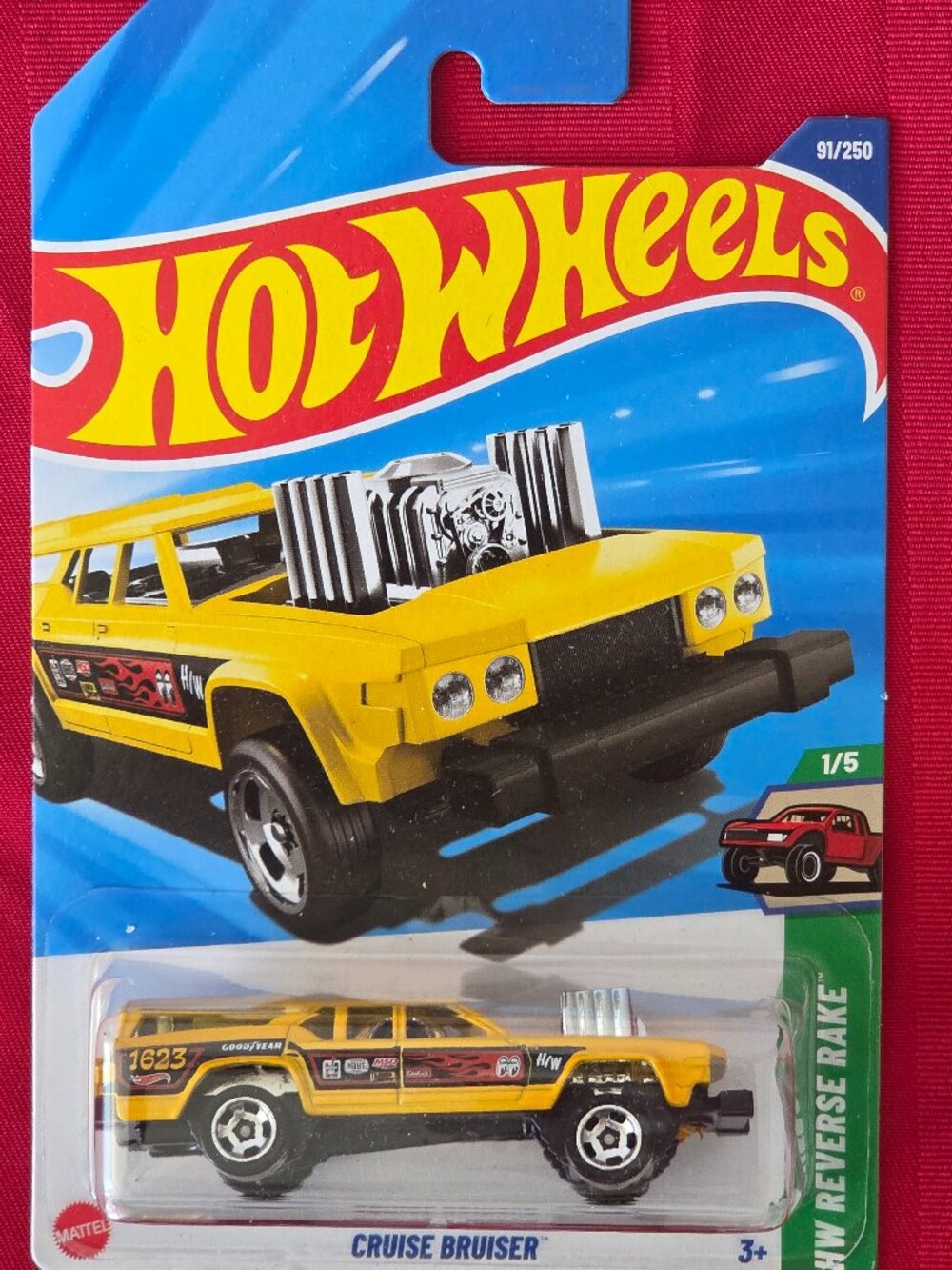 2024 HOT WHEELS, CRUISE BRUISER, #1, MINT IN THE PACKAGE!!!